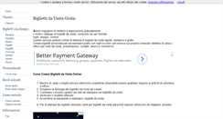 Desktop Screenshot of bigliettidavisitagratis.com